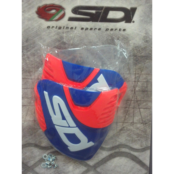 SIDI Sidi Crossfire 3 Shin Plate Leg Protector Blue/Red Flo